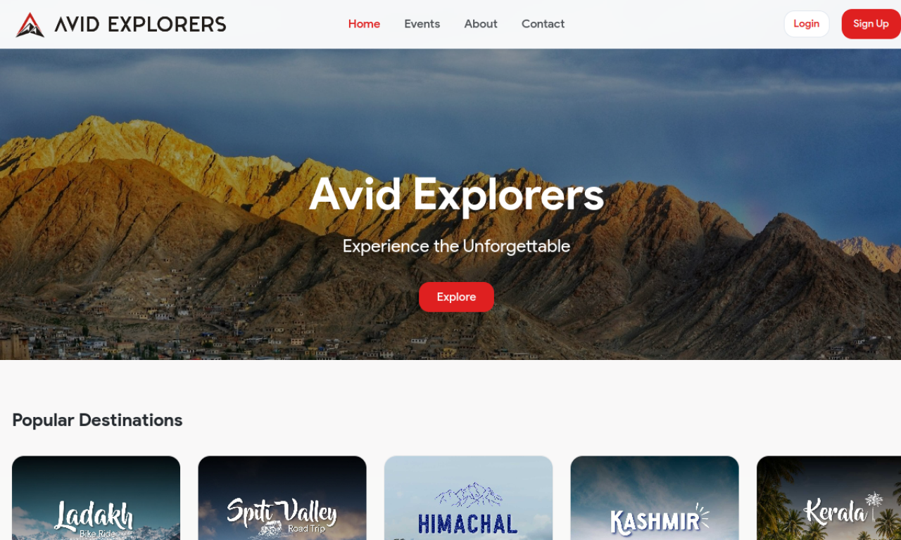 AvidExplorers screenshot